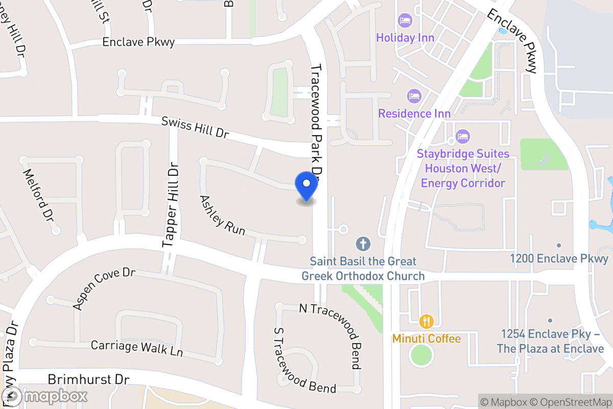 Map of 13603 Sandpebble Chase, Houston