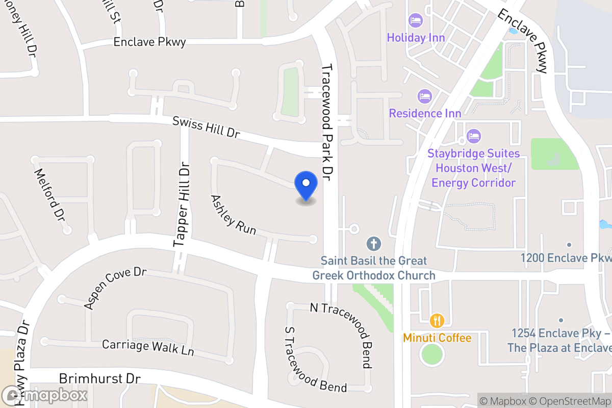 Map of 13607 Sandpebble Chase, Houston