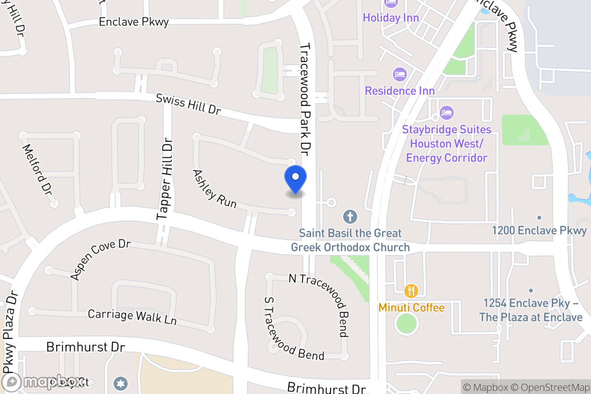 Map of 13602 Ashley Run, Houston