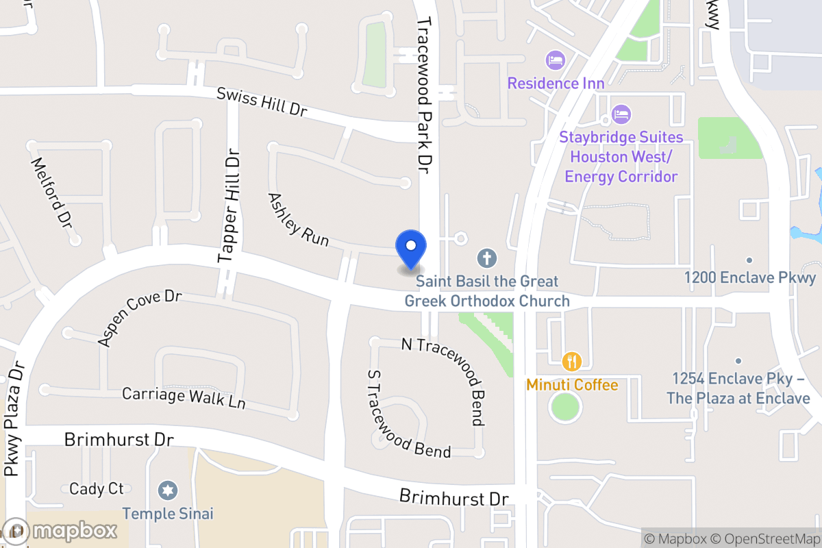 Map of 13603 Ashley Run, Houston