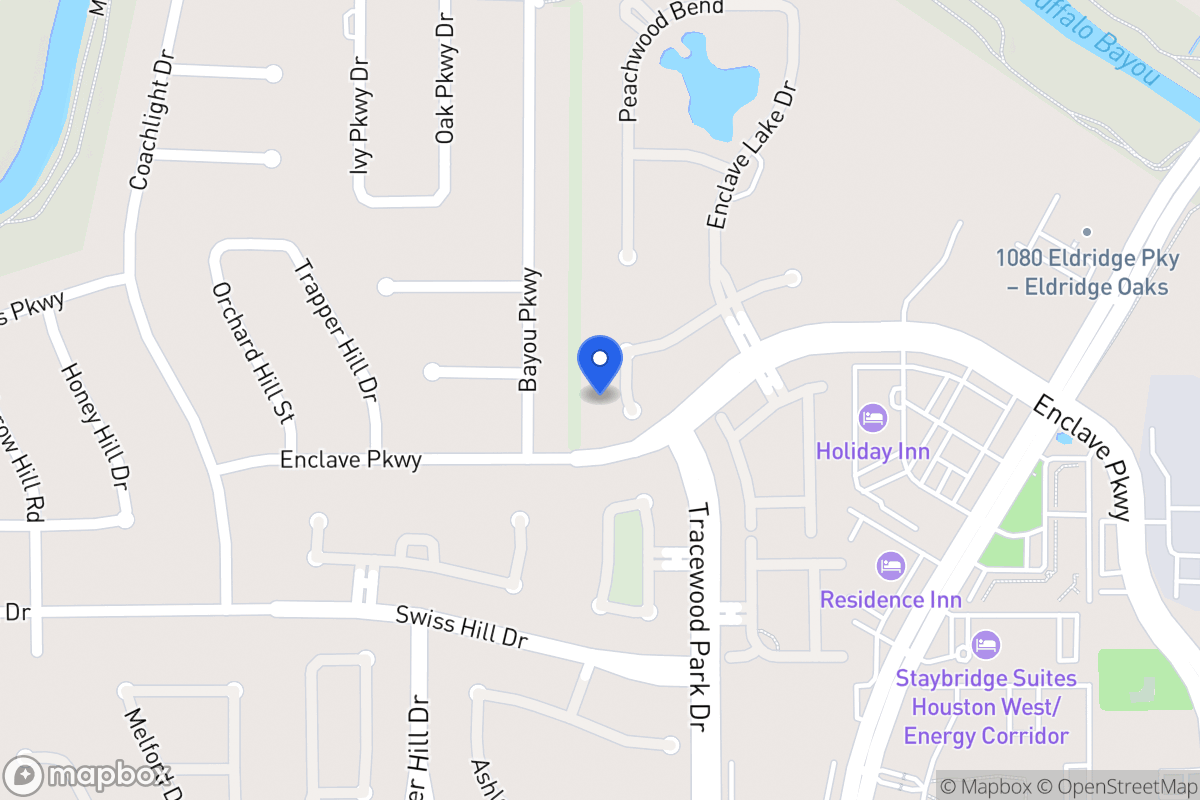 Map of 13630 Winter Creek Ct, Houston