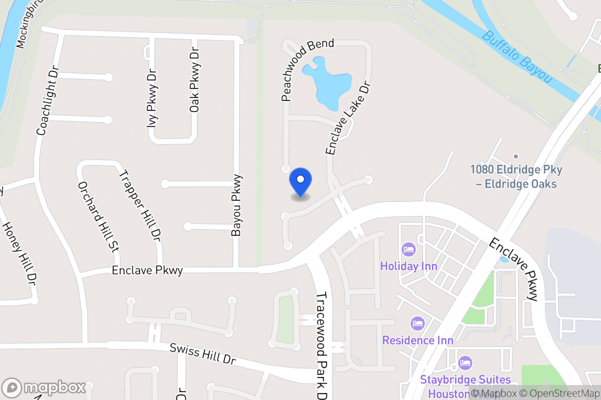 Map of 13610 Winter Creek Ct, Houston