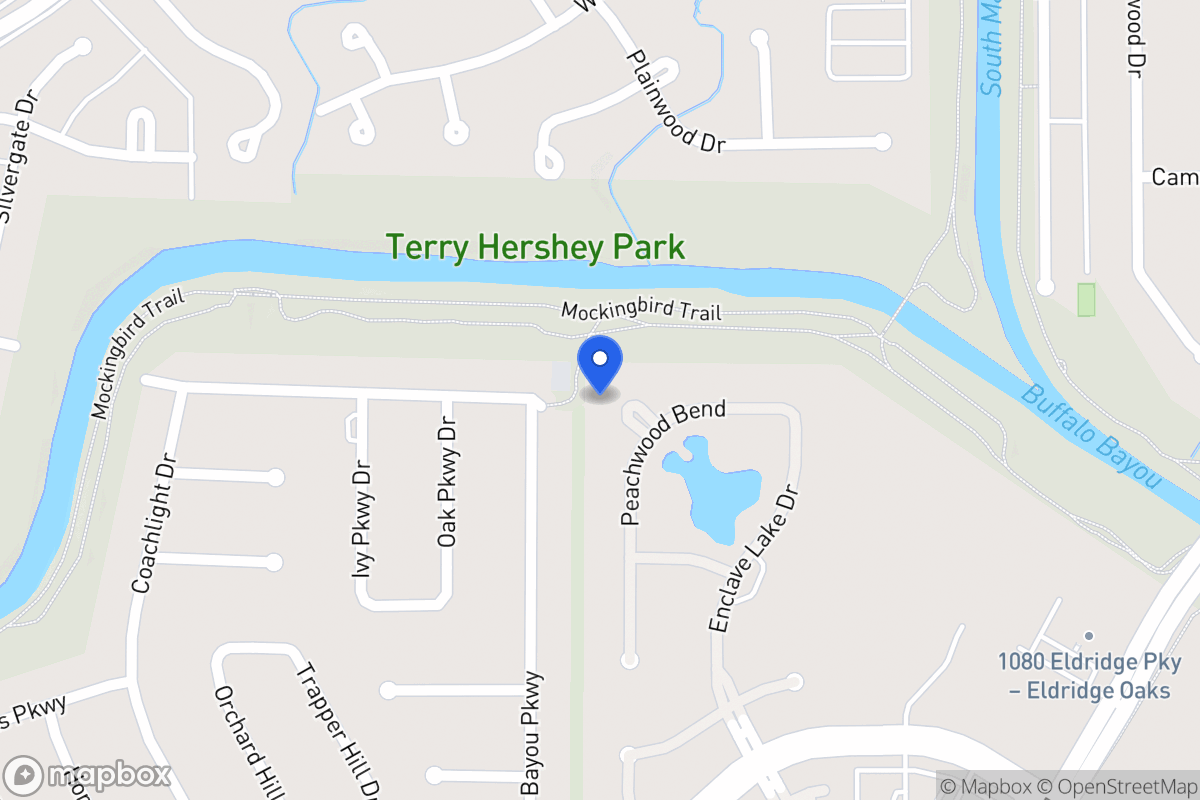 Map of 13607 Peachwood Ct, Houston