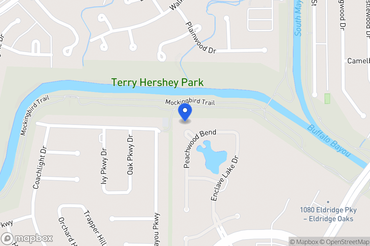 Map of 13606 Peachwood Ct, Houston