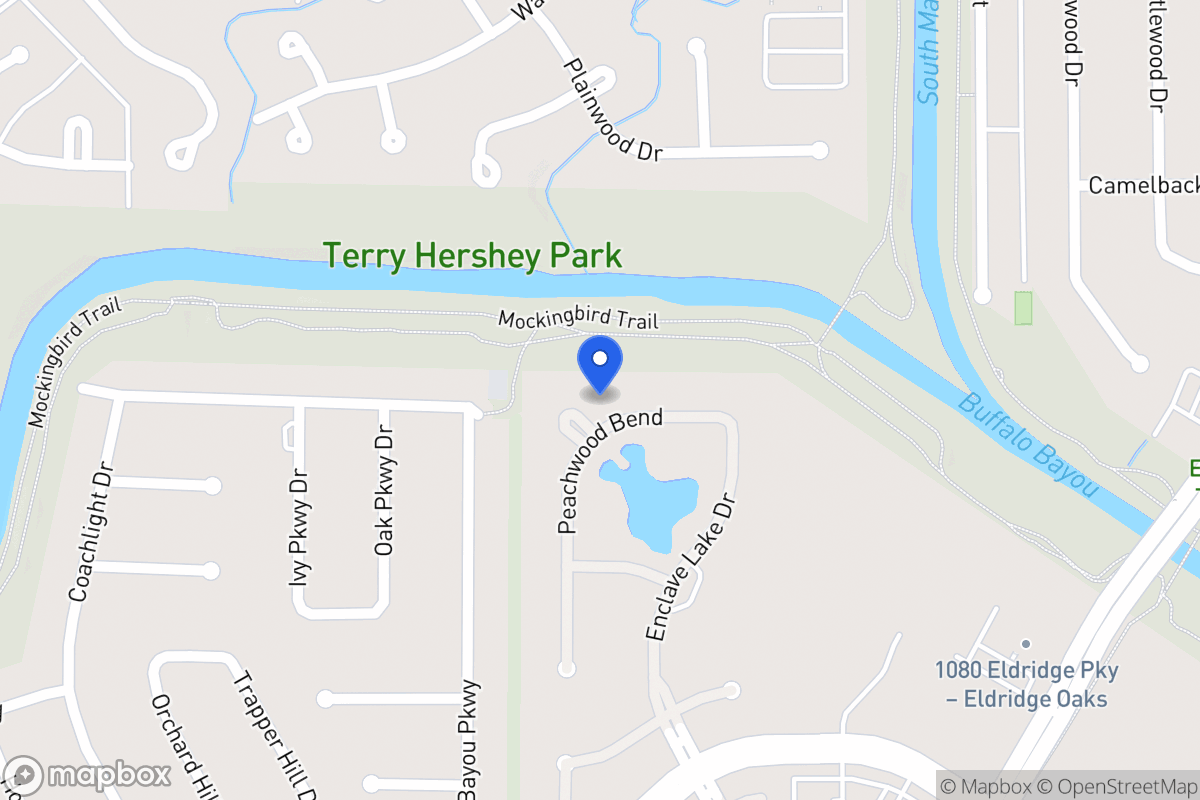 Map of 13602 Peachwood Ct, Houston