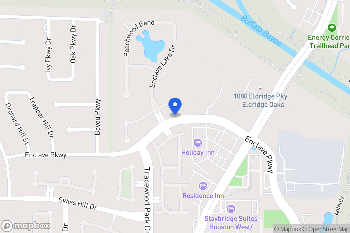Map of Enclave Pky, Houston