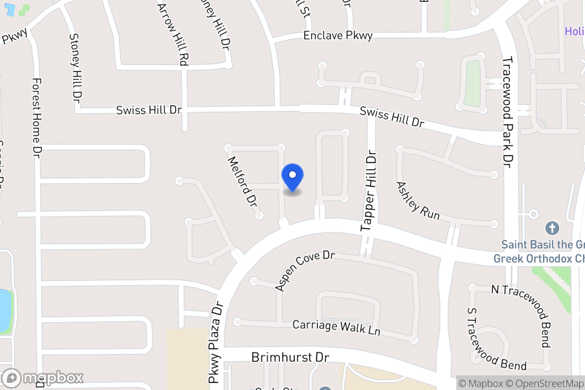 Map of 1214 Charlton Park Dr, Houston