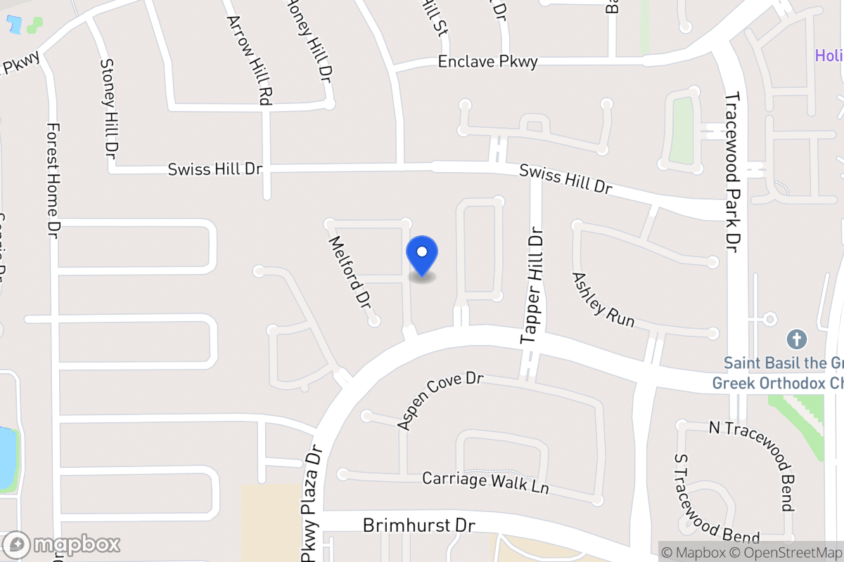 Map of 1218 Charlton Park Dr, Houston