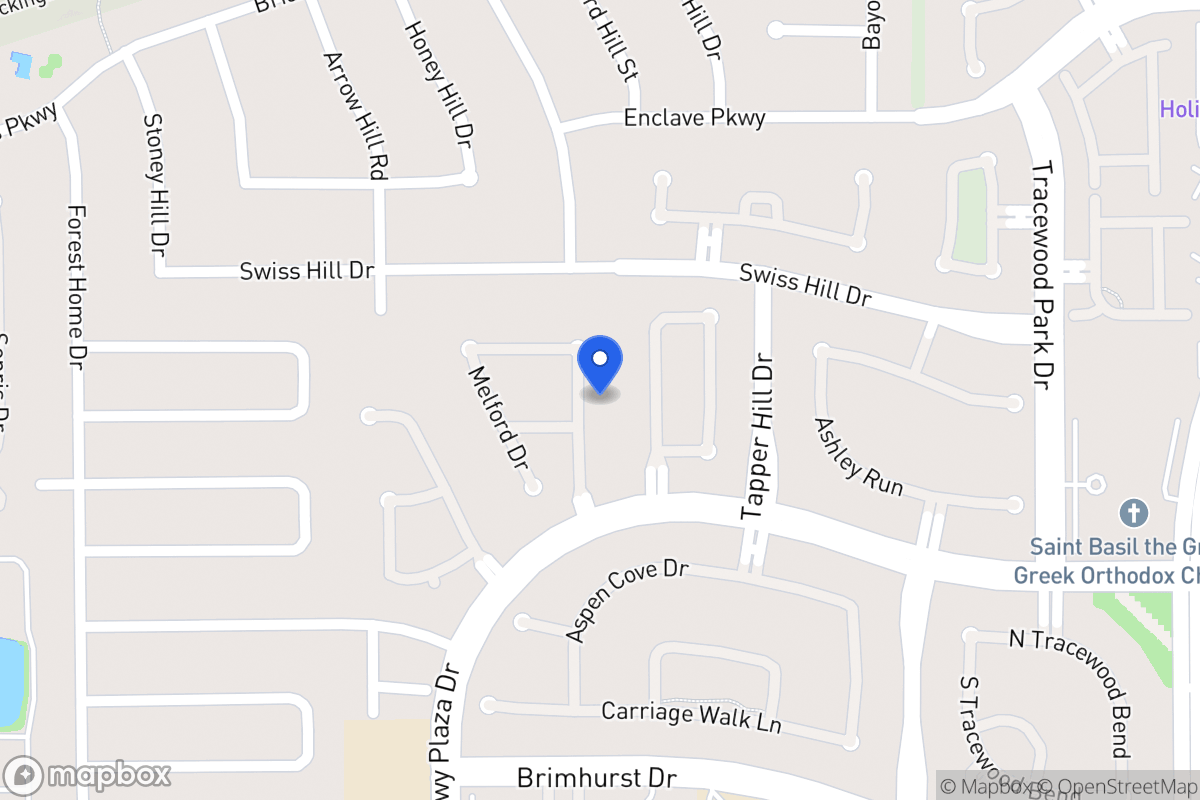 Map of 1226 Charlton Park Dr, Houston