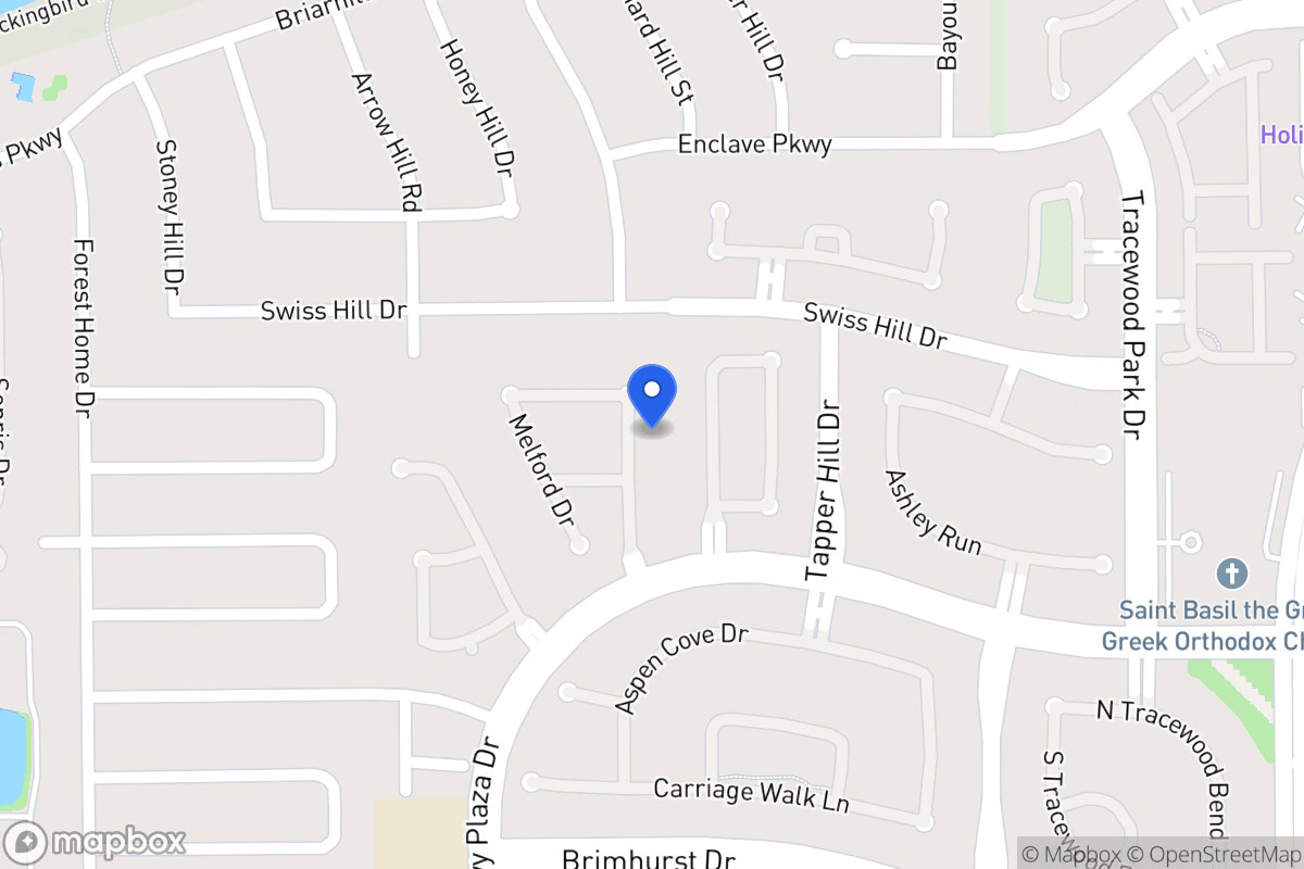 Map of 1230 Charlton Park Dr, Houston