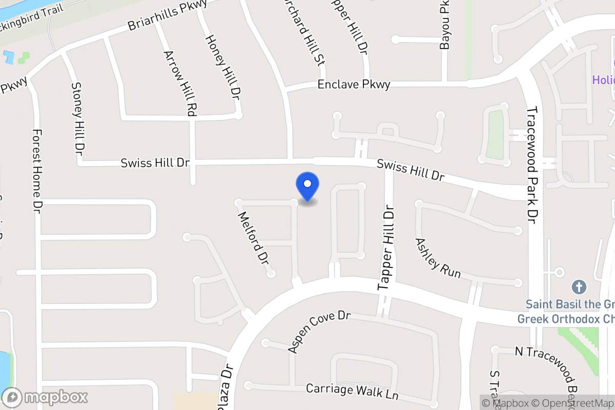 Map of 1238 Charlton Park Dr, Houston