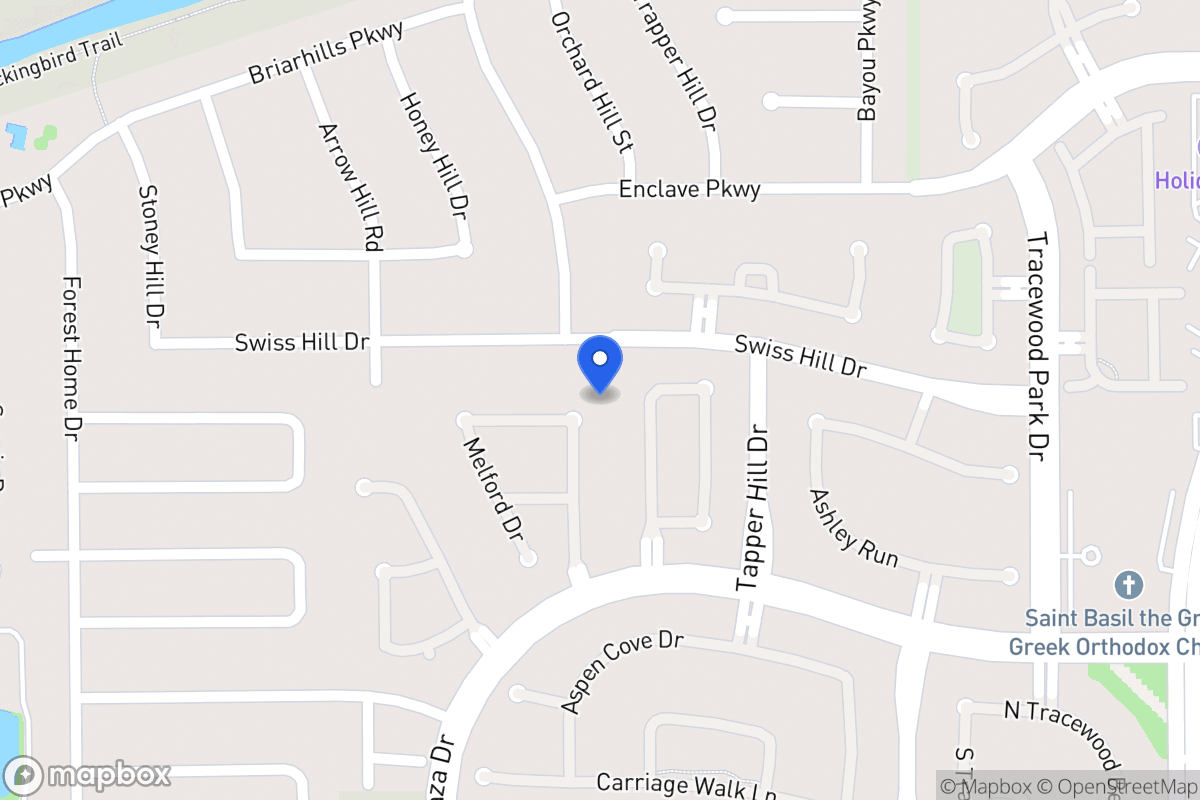 Map of 1242 Charlton Park Dr, Houston