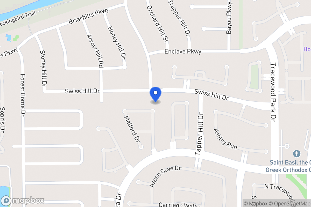 Map of 13902 Roxton Dr, Houston