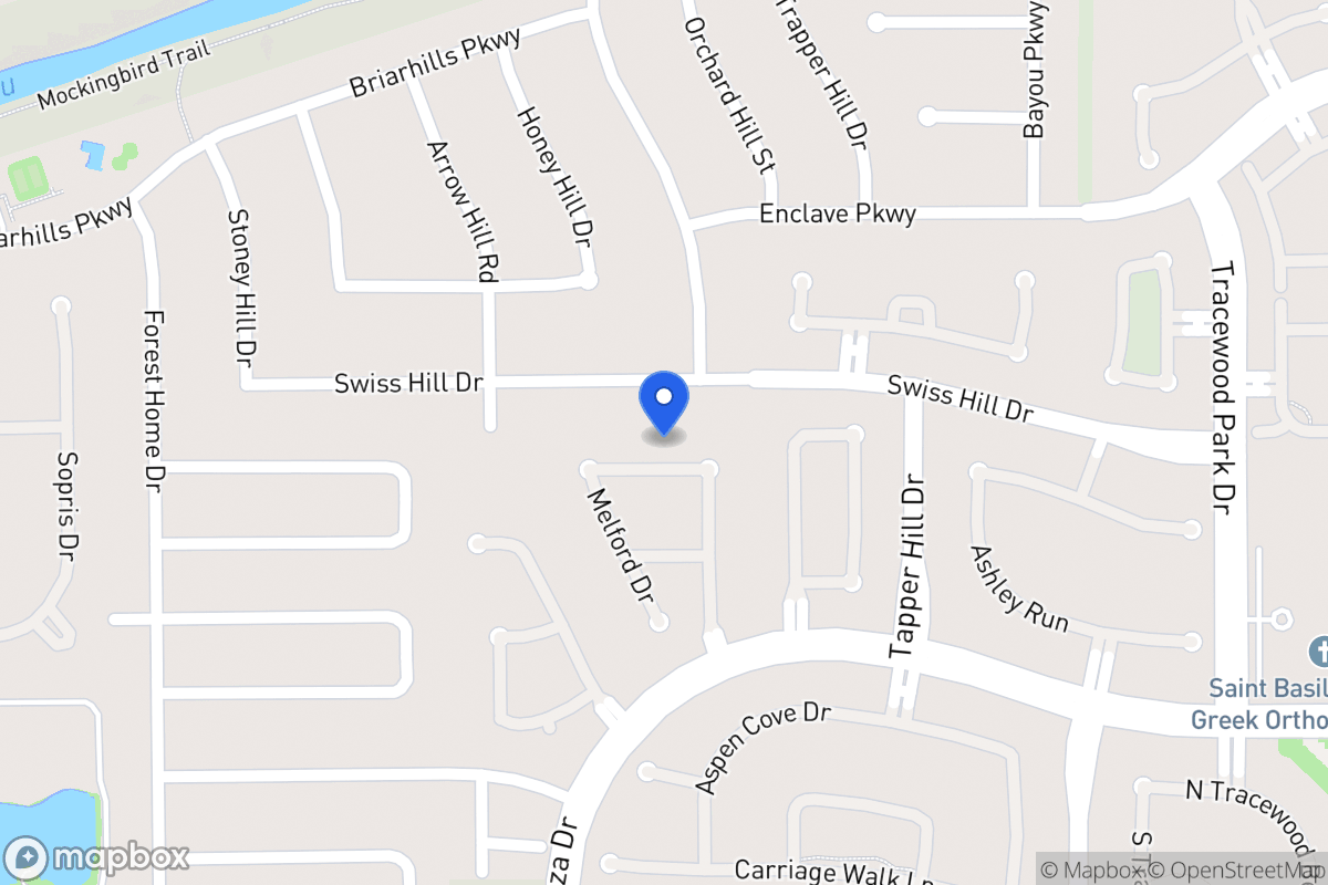 Map of 13914 Roxton Dr, Houston