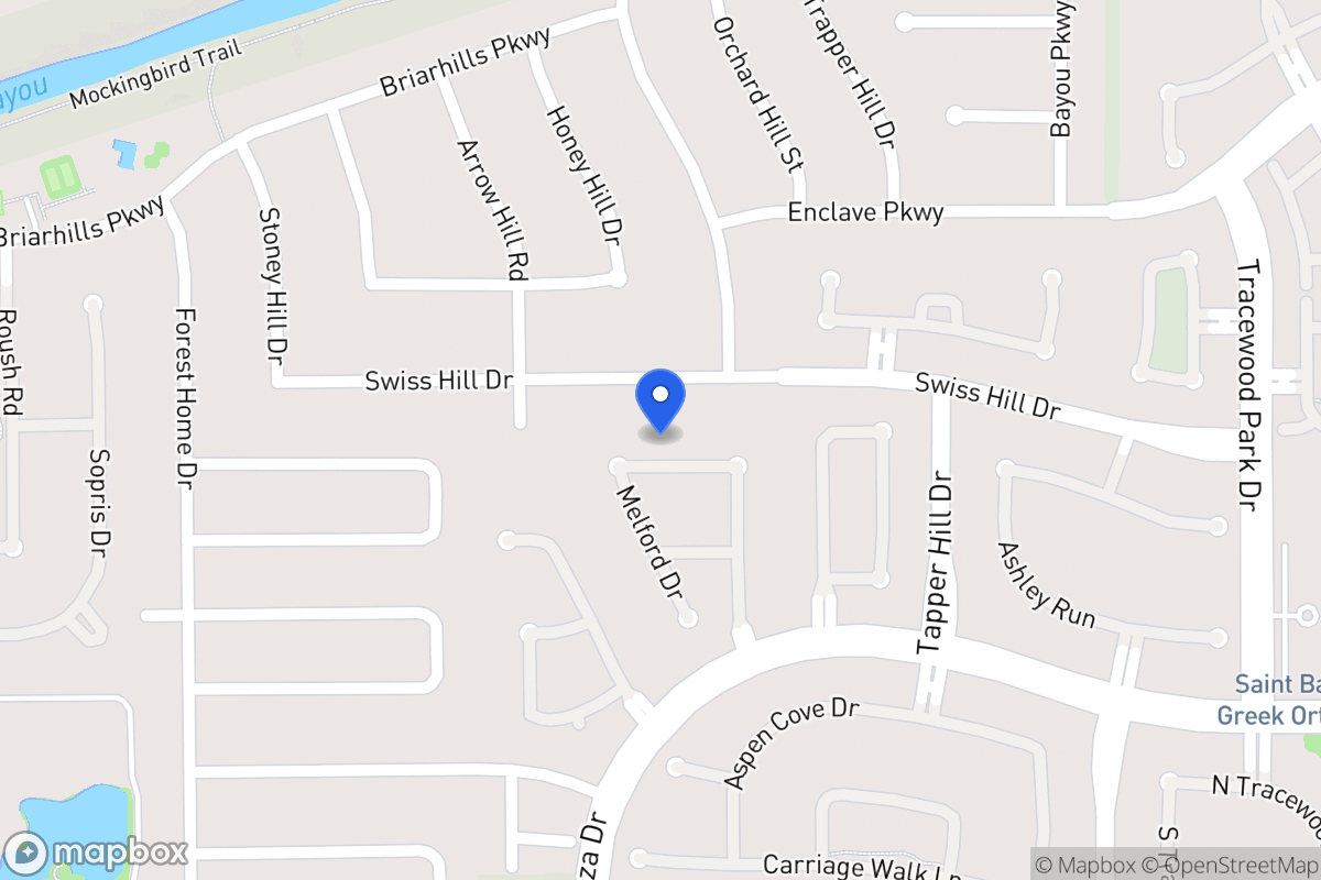 Map of 13922 Roxton Dr, Houston