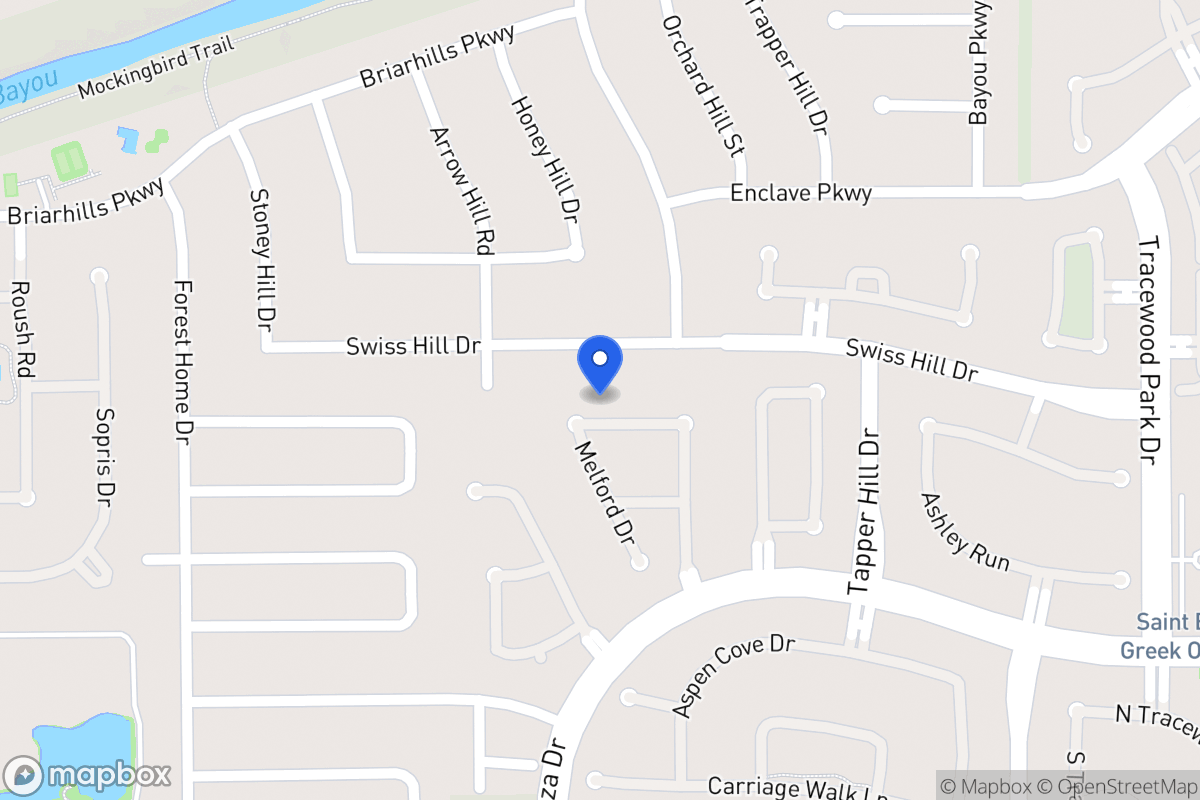 Map of 13926 Roxton Dr, Houston