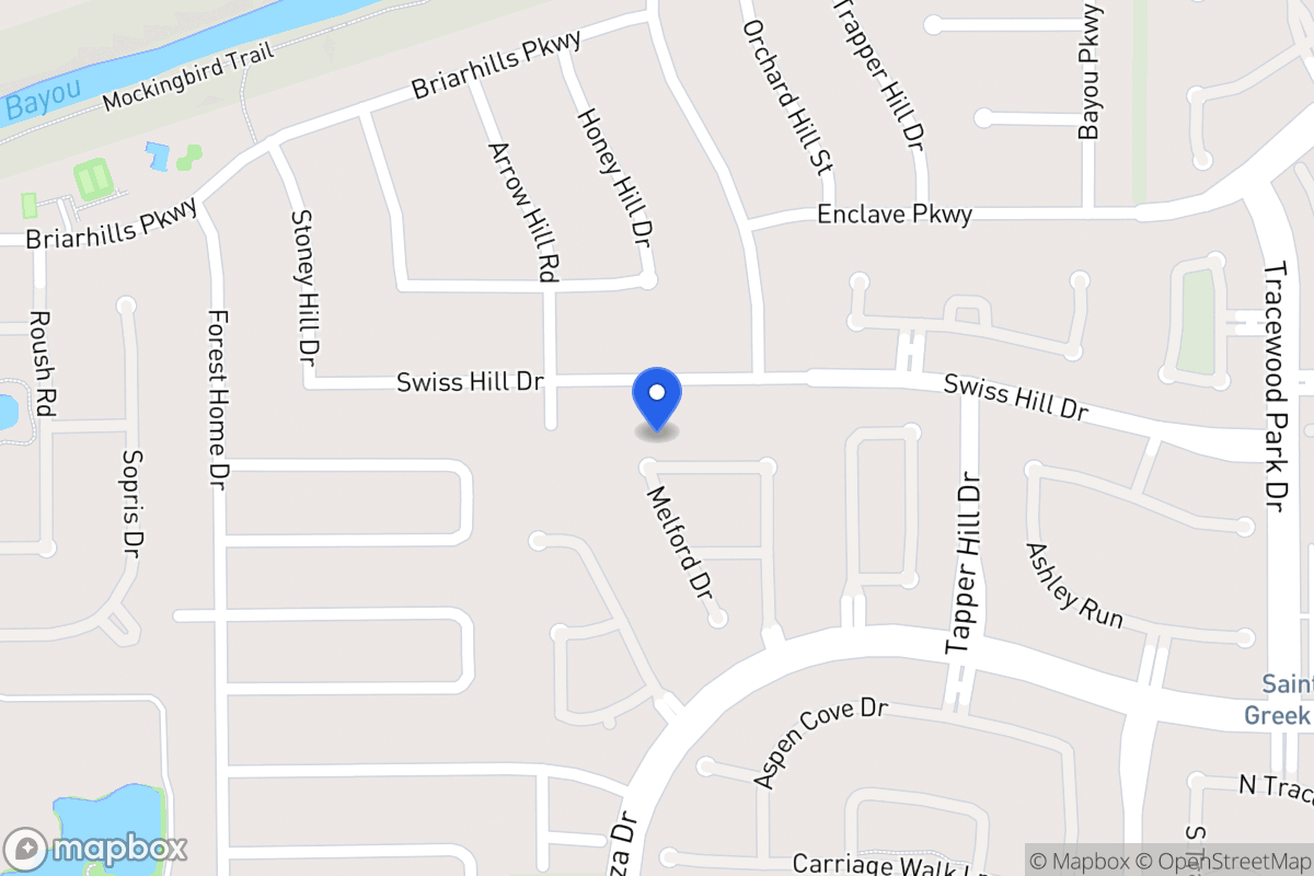 Map of 13930 Roxton Dr, Houston