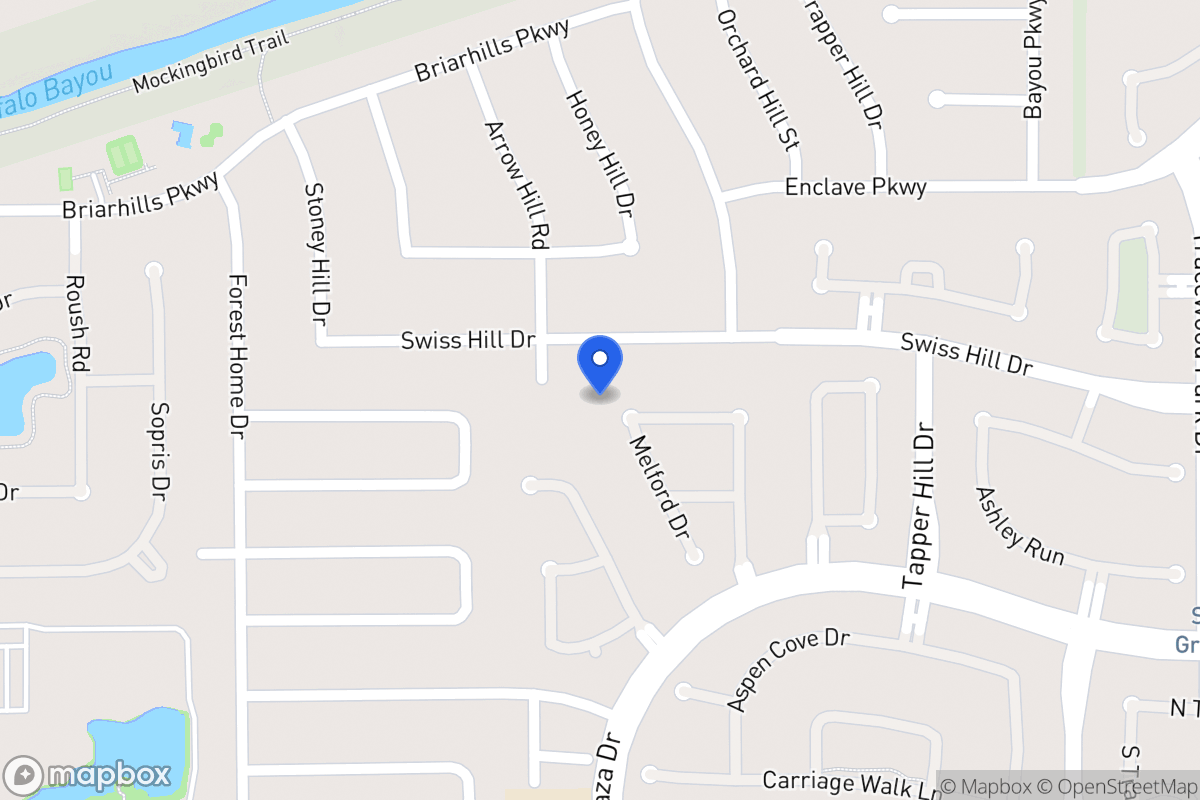 Map of 13938 Roxton Dr, Houston
