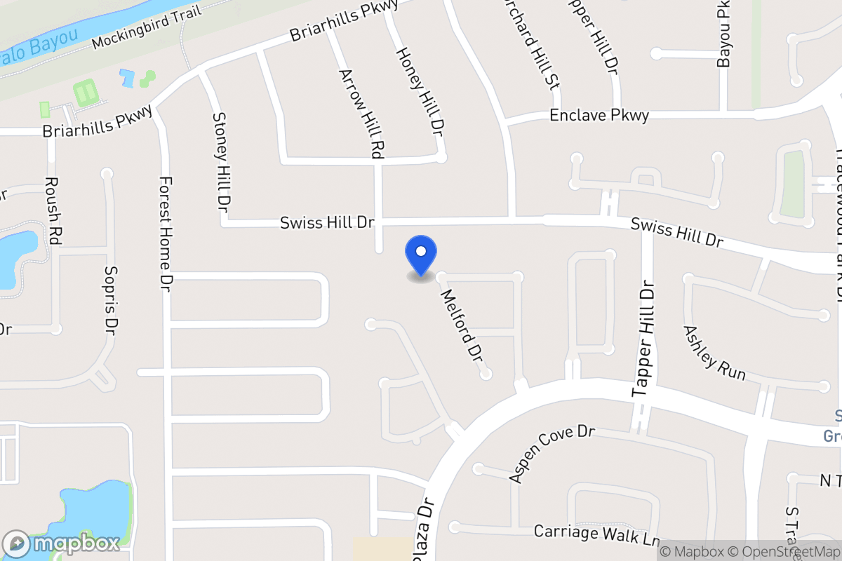Map of 1251 Melford Dr, Houston