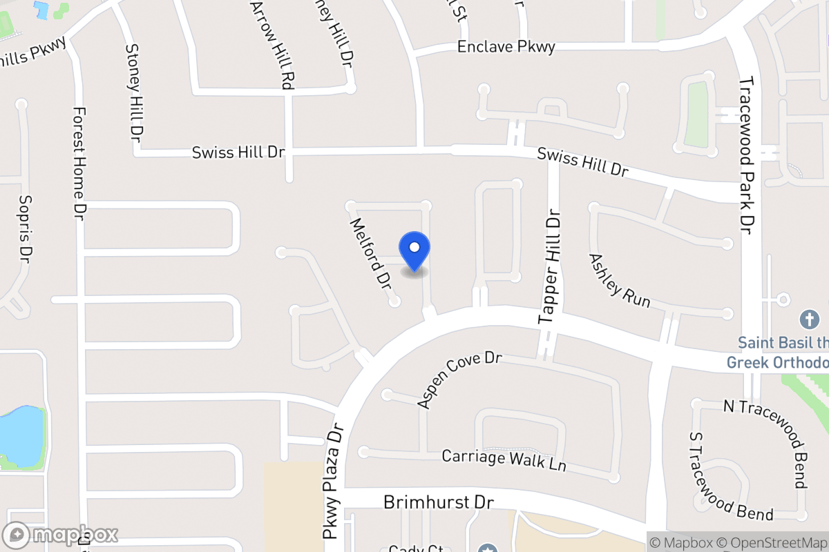 Map of 13903 Charlton Way Dr, Houston