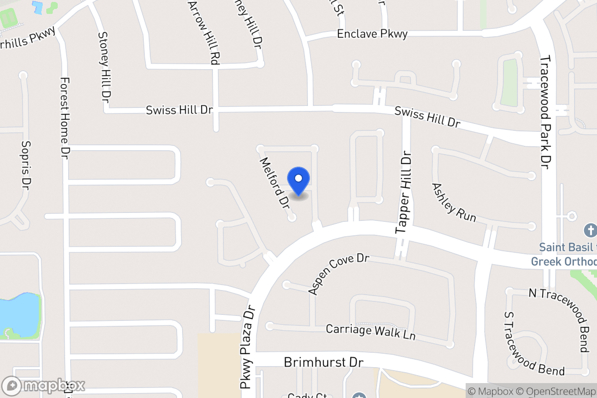 Map of 13907 Charlton Way Dr, Houston