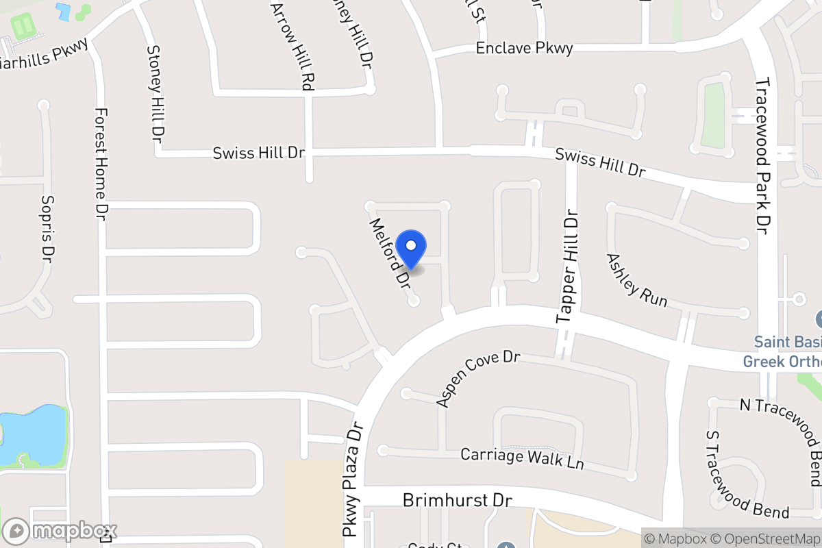Map of 13911 Charlton Way Dr, Houston