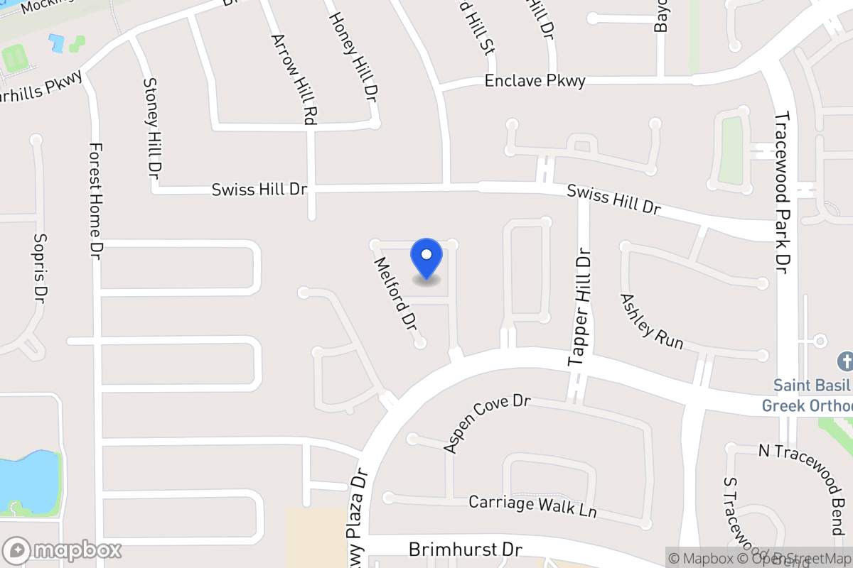 Map of 13906 Charlton Way Dr, Houston