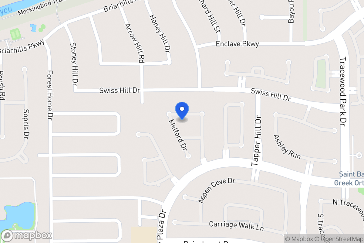 Map of 13923 Roxton Dr, Houston