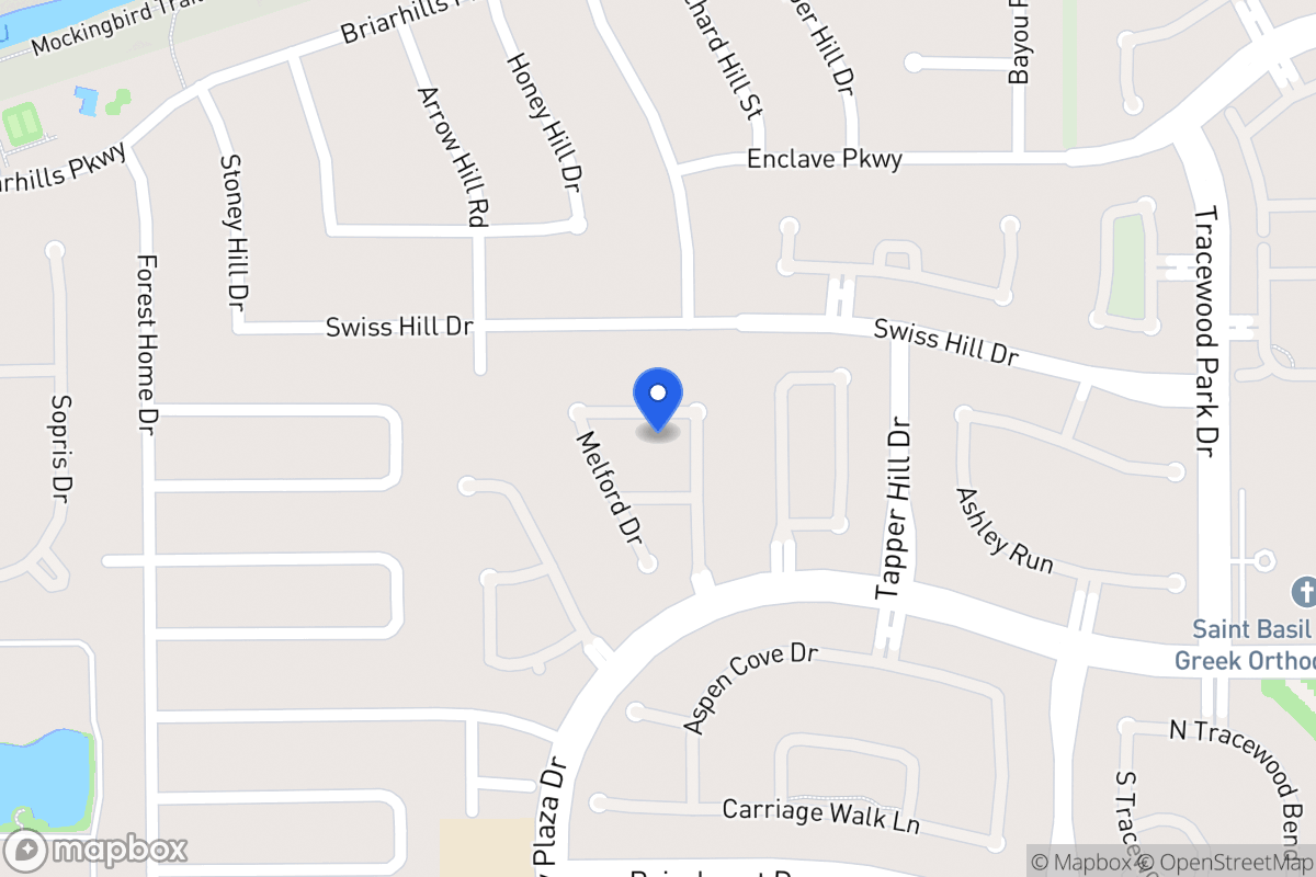 Map of 13915 Roxton Dr, Houston