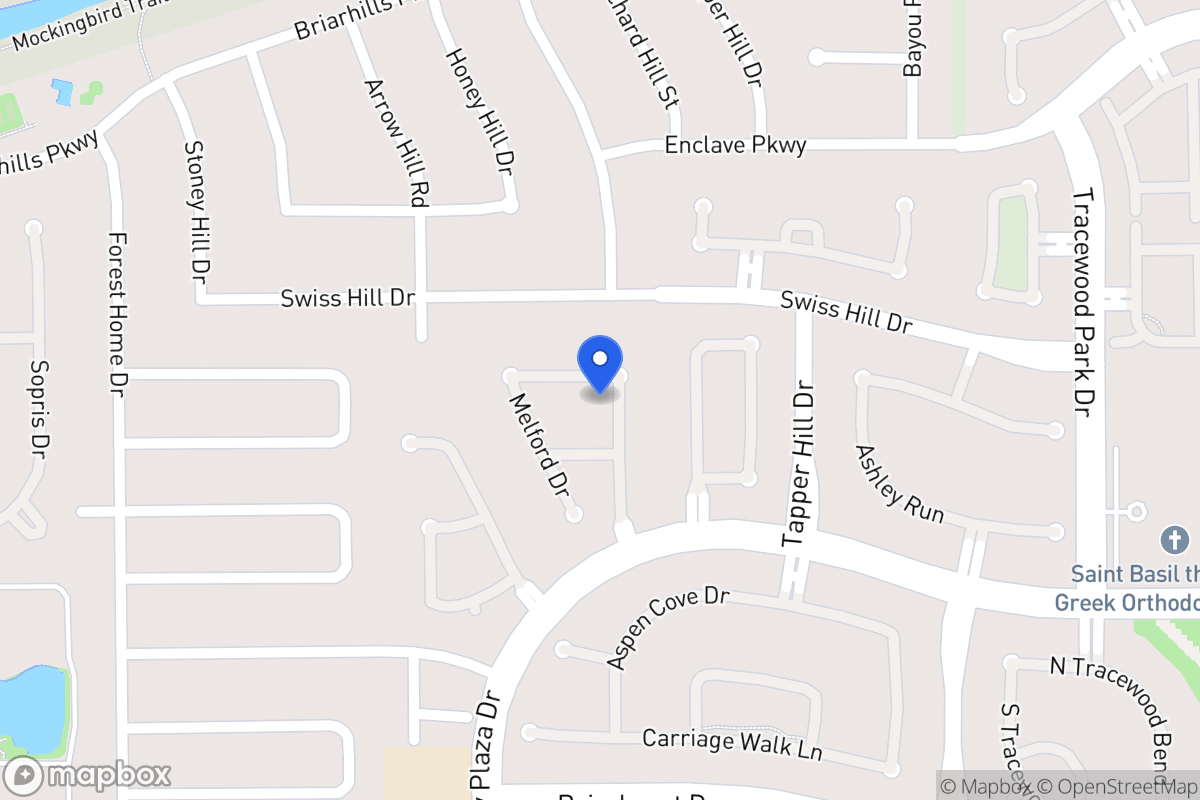 Map of 13911 Roxton Dr, Houston