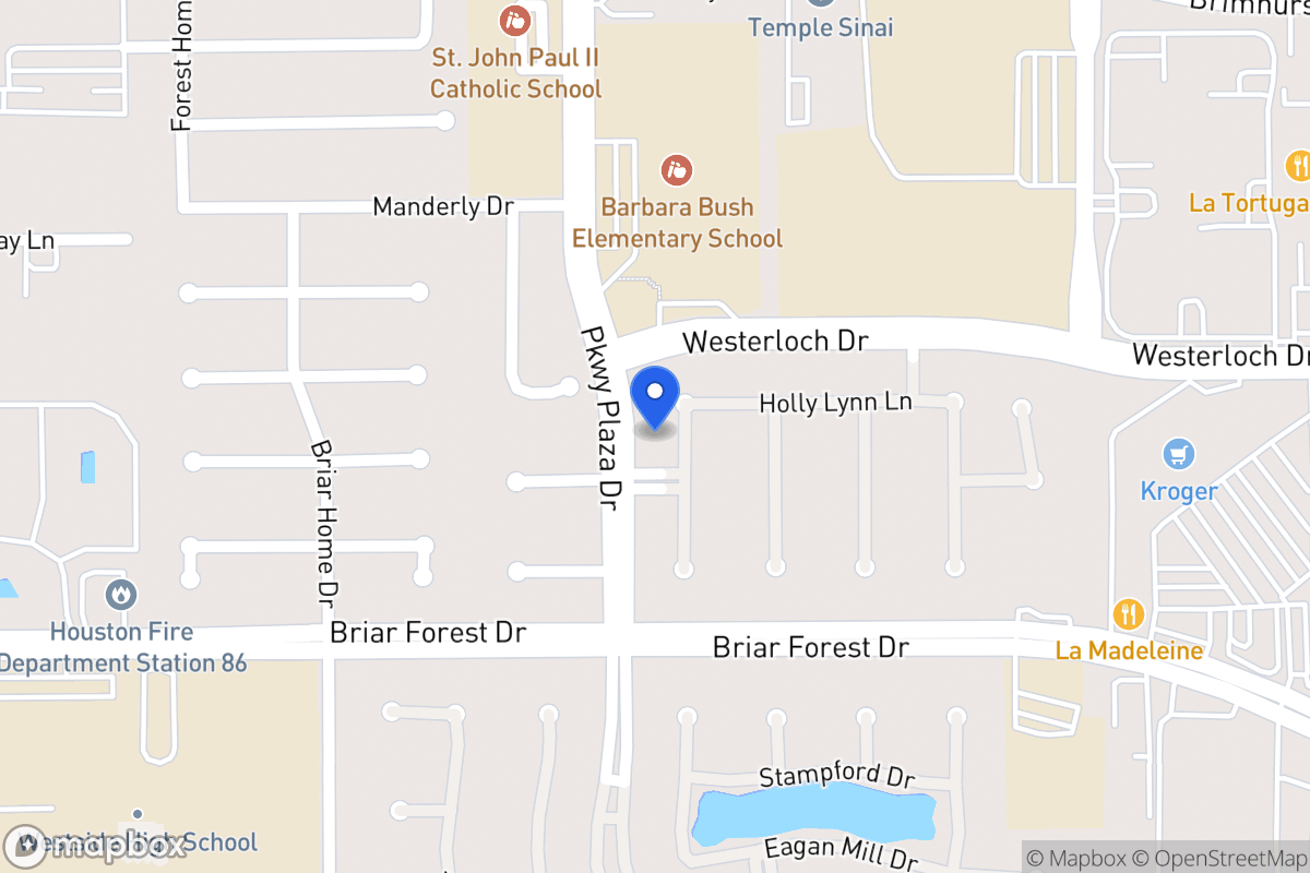 Map of 1510 Orchard Park Dr, Houston