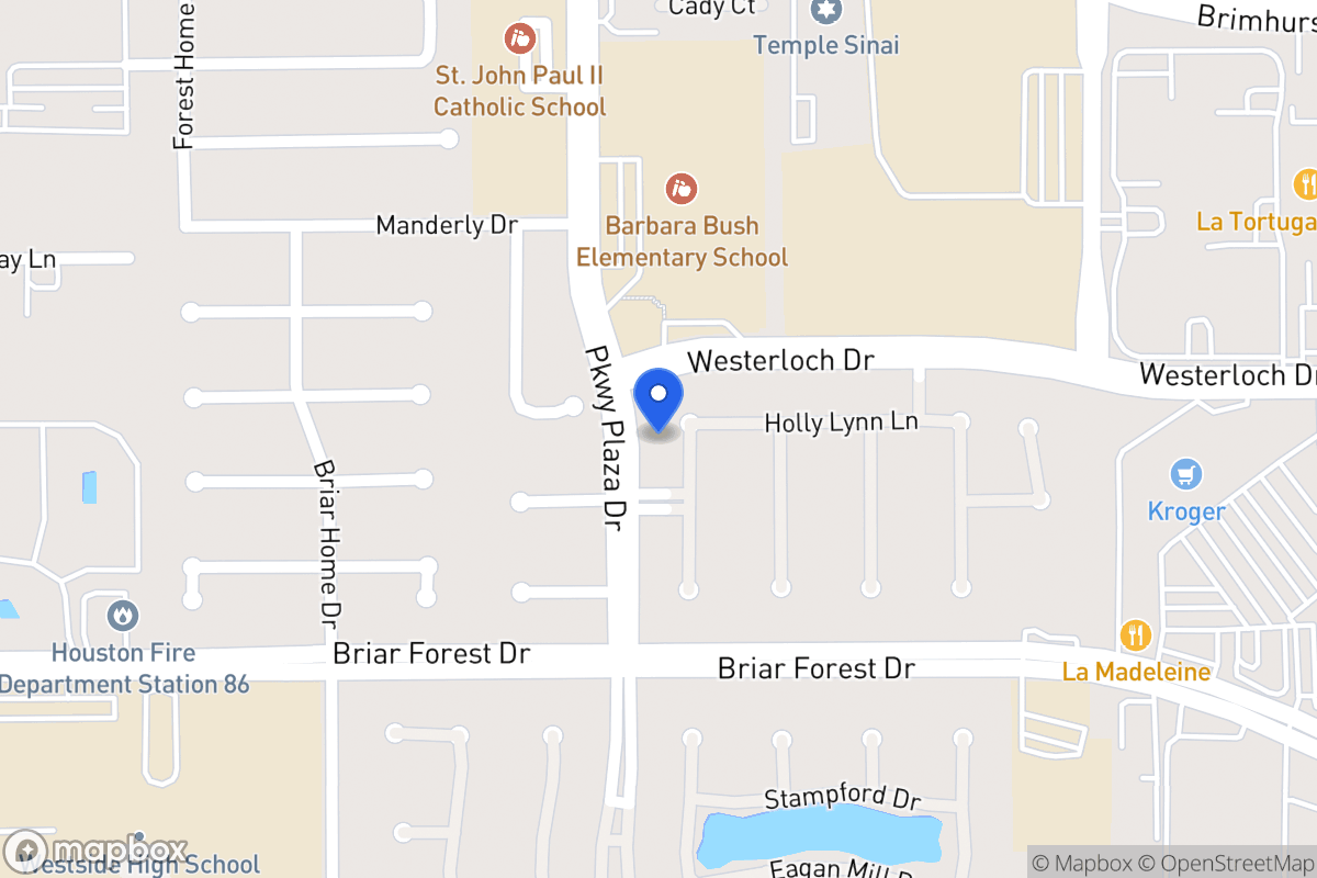 Map of 1506 Orchard Park Dr, Houston