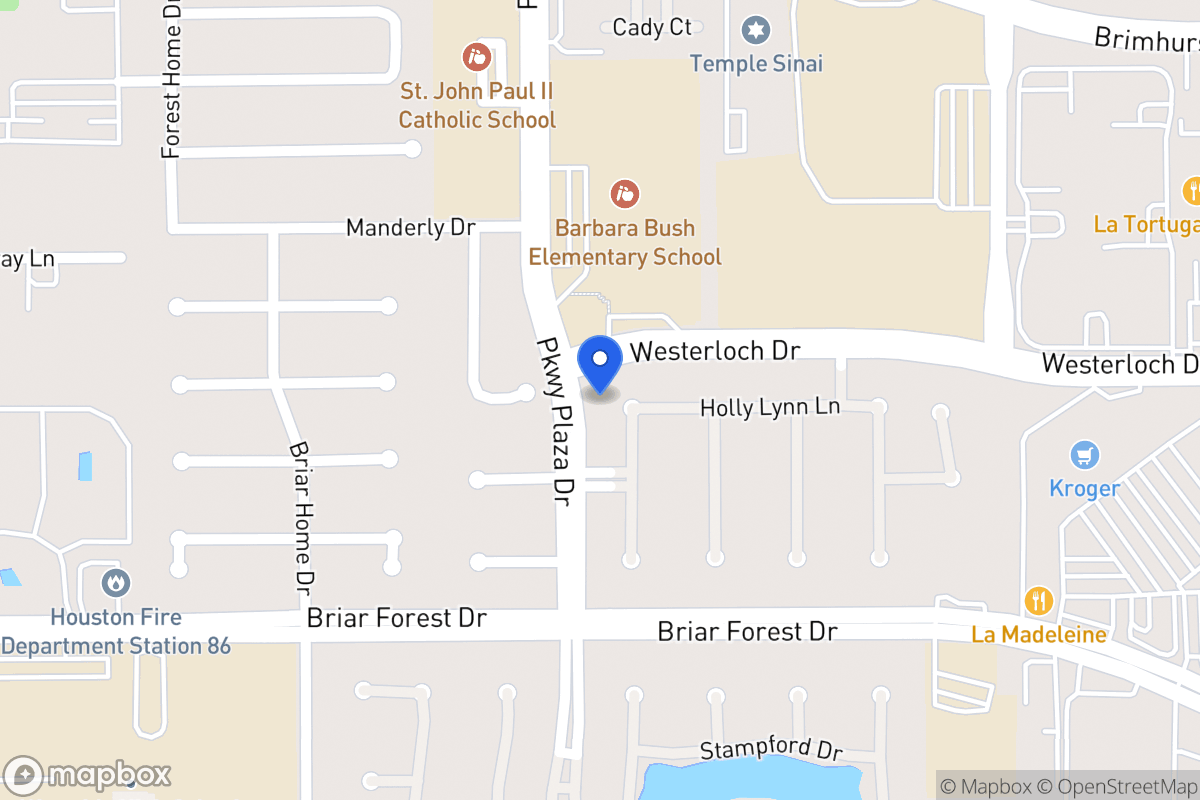Map of 1502 Orchard Park Dr, Houston