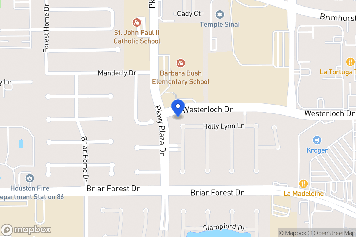 Map of 13922 Holly Lynn Ln, Houston