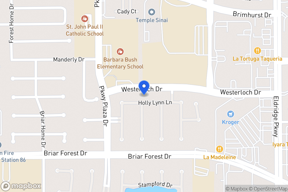Map of 13826 Holly Lynn Ln, Houston
