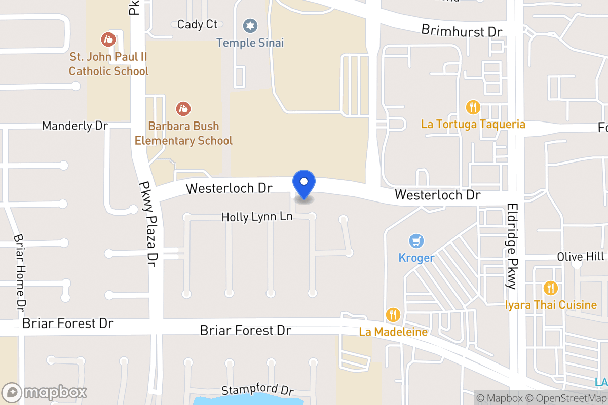 Map of 13706 Holly Lynn Ln, Houston