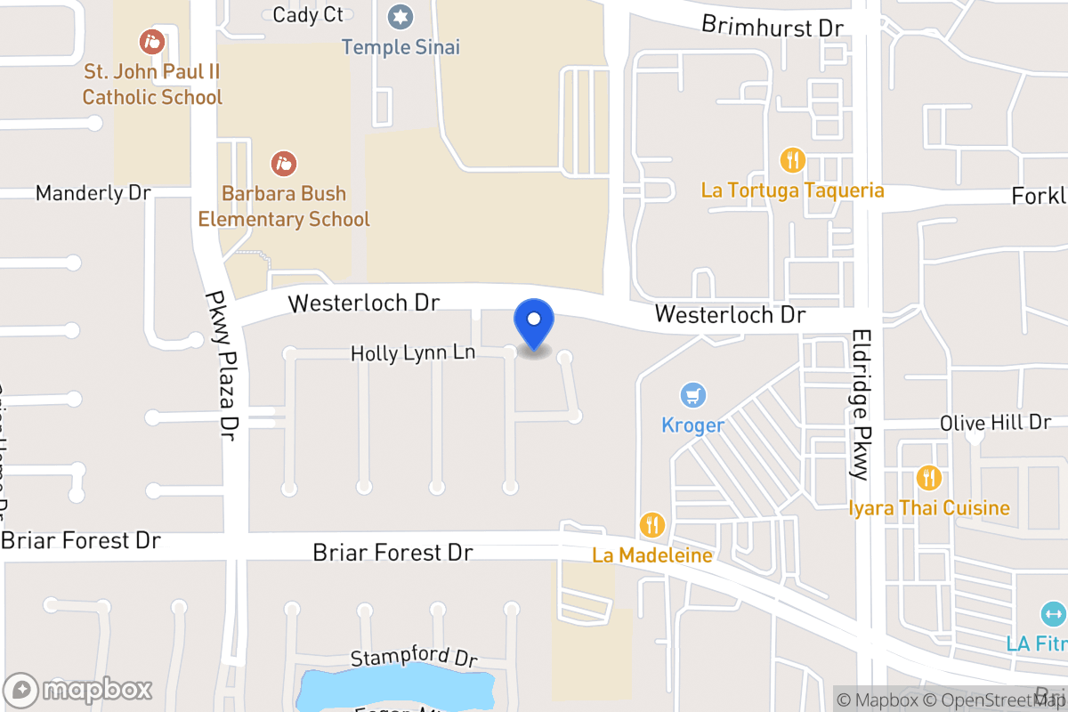 Map of 1507 Kennebeck Pl, Houston