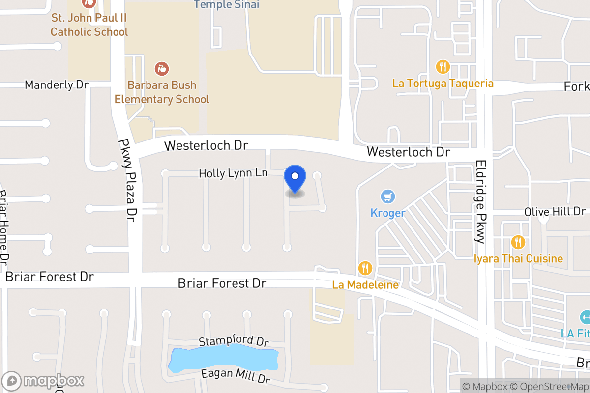 Map of 1546 Sheltons Bend Ct, Houston