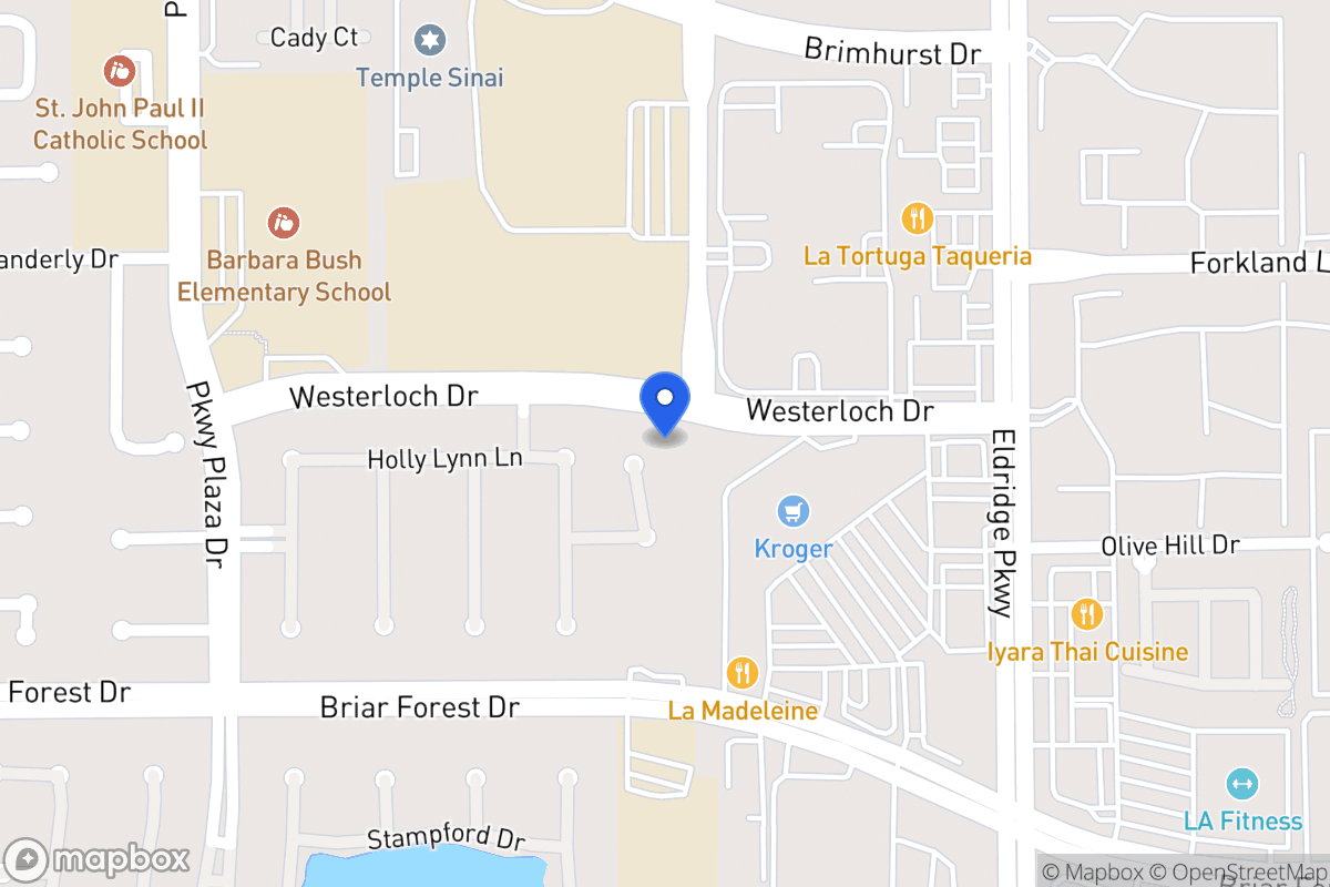 Map of 1507 Sheltons Bend Ct, Houston