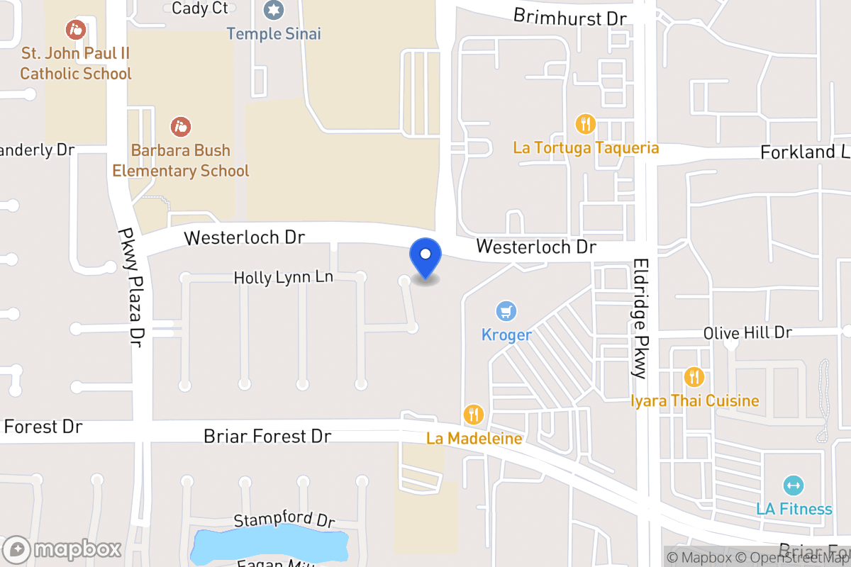 Map of 1511 Sheltons Bend Ct, Houston