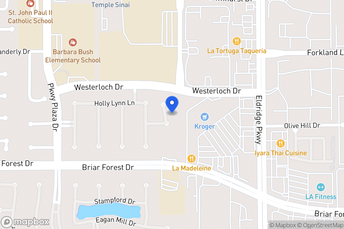 Map of 1519 Sheltons Bend Ct, Houston