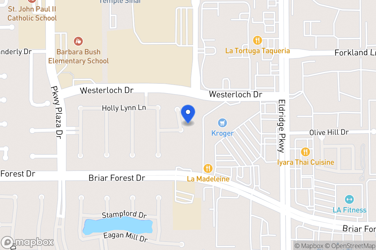 Map of 1523 Sheltons Bend Ct, Houston