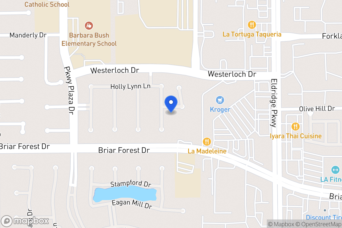 Map of 1543 Sheltons Bend Ct, Houston