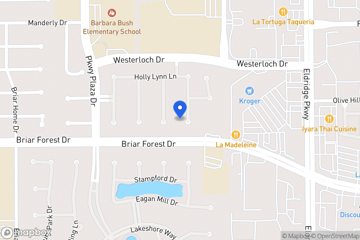 Map of 1538 Kennebeck Pl, Houston