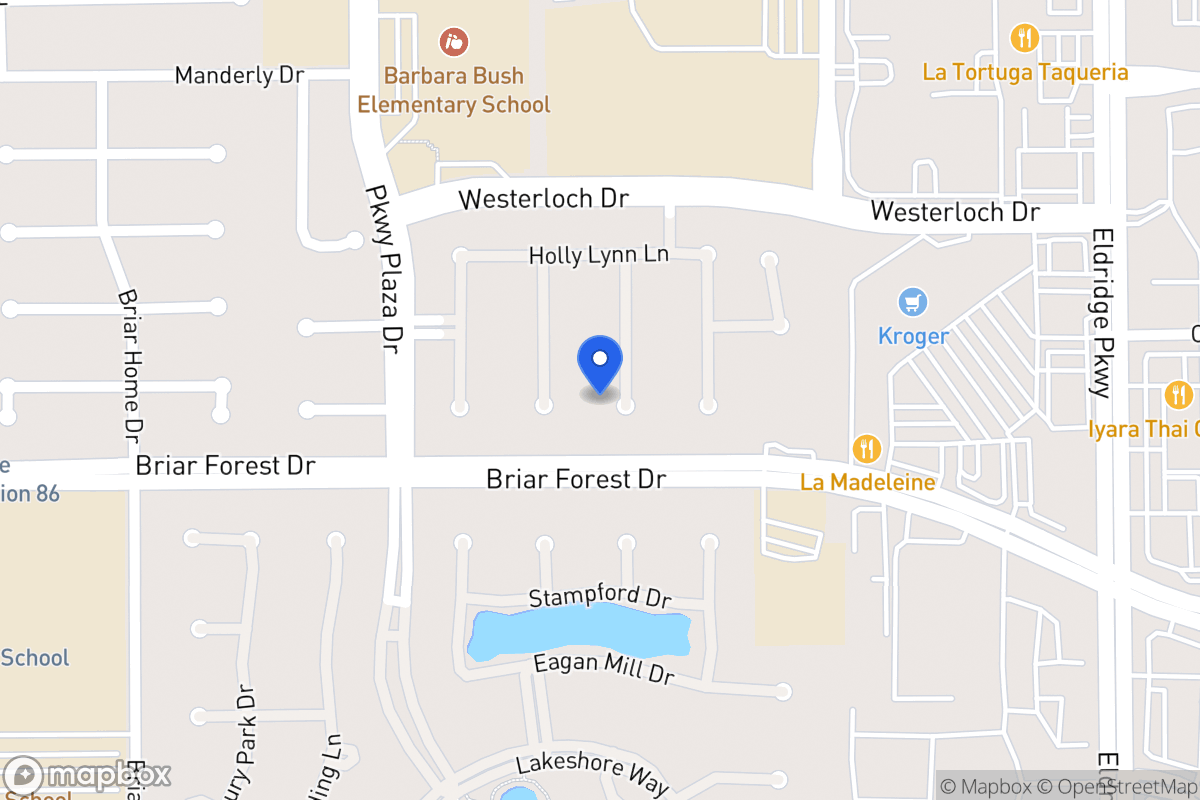 Map of 1534 Adams Walk Ct, Houston