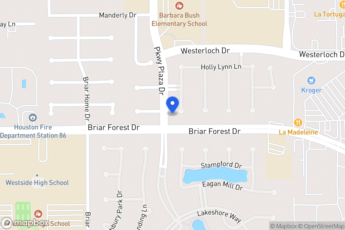 Map of 1542 Orchard Park Dr, Houston