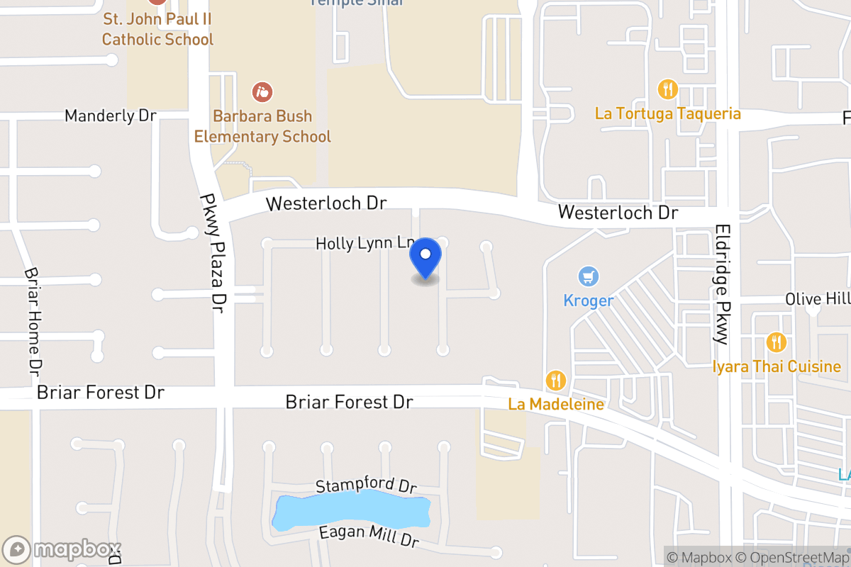 Map of 1518 Kennebeck Pl, Houston
