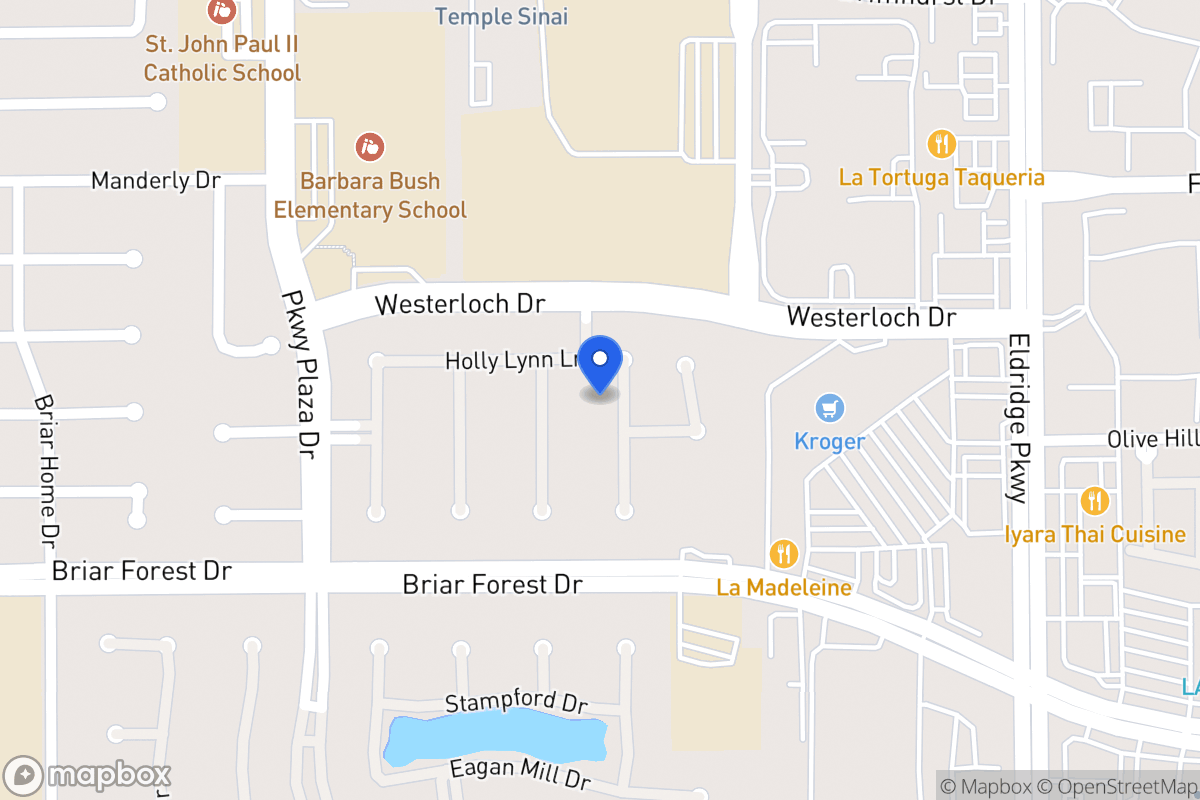 Map of 1514 Kennebeck Pl, Houston