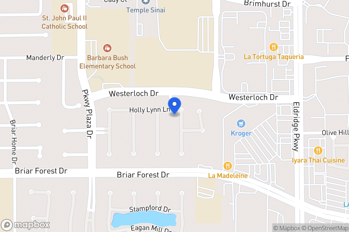 Map of 1510 Kennebeck Pl, Houston
