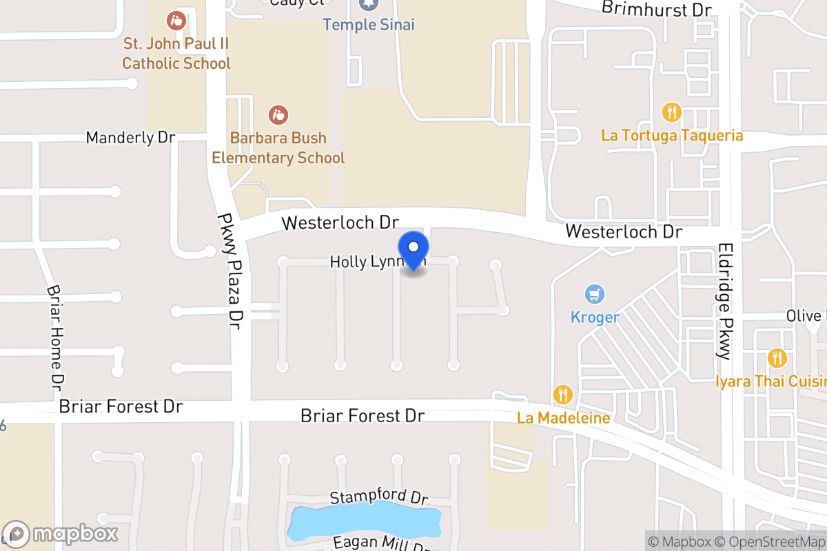 Map of 1507 Adams Walk Ct, Houston